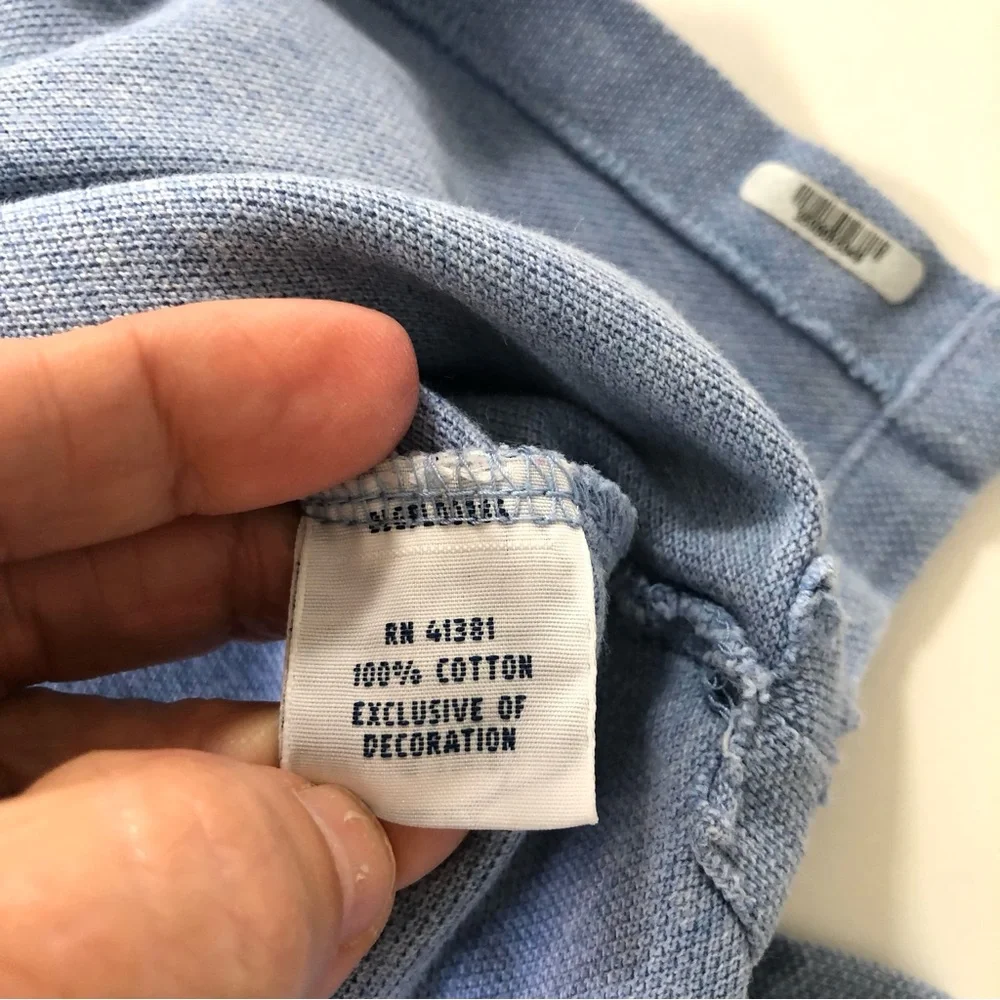Polo Ralph Lauren Polo Shirt XL Light Blue Cotton Pony Classic Preppy